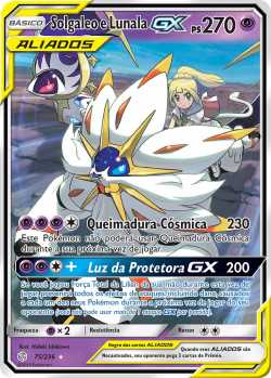 Carta Pokemon Solgaleo Gx Ultra Raro - Original Pt