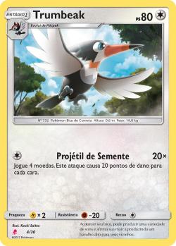 trumbeak pokemon card Cards: 107/149 REVERSE HOLO # 25A15  Archeron Colorless Drill Peck (50) Weakness Lightning 2 Resistance Fighting Trumbeak (Celestial Guardians #134/239, 1-Diamond)