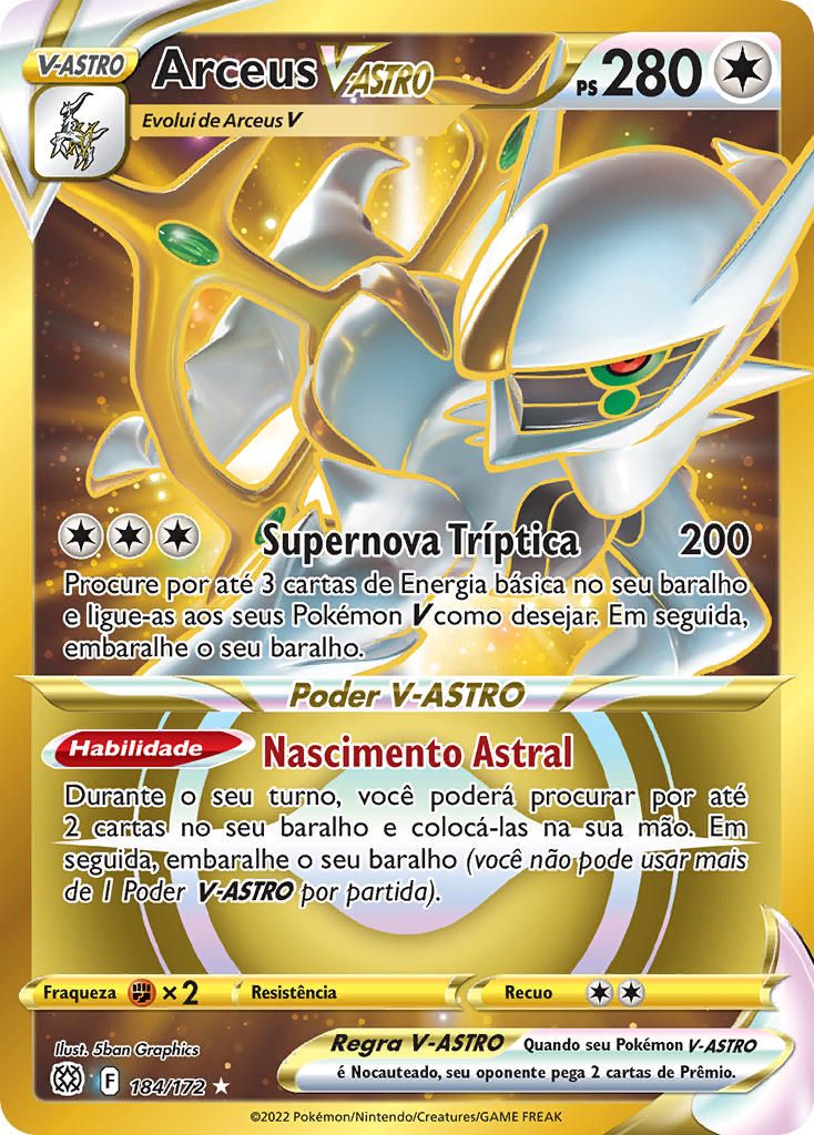 Arceus V-ASTRO, Pokémon