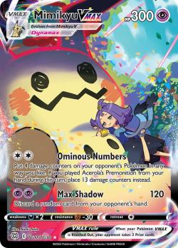 Mimikyu VMAX (069/172) | Pokémon | MYP Cards