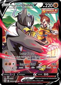 Deck Pokémon Lutador c/ Urshifu V Pronto para Jogar