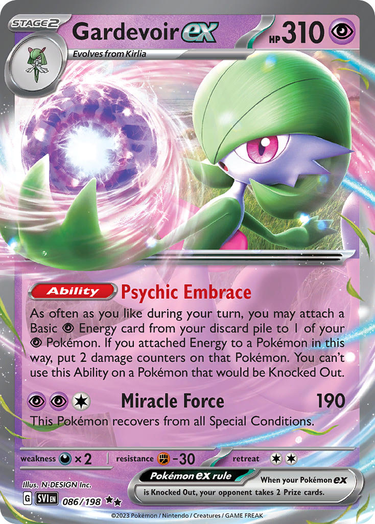 Gardevoir ex Pokémon MYP Cards