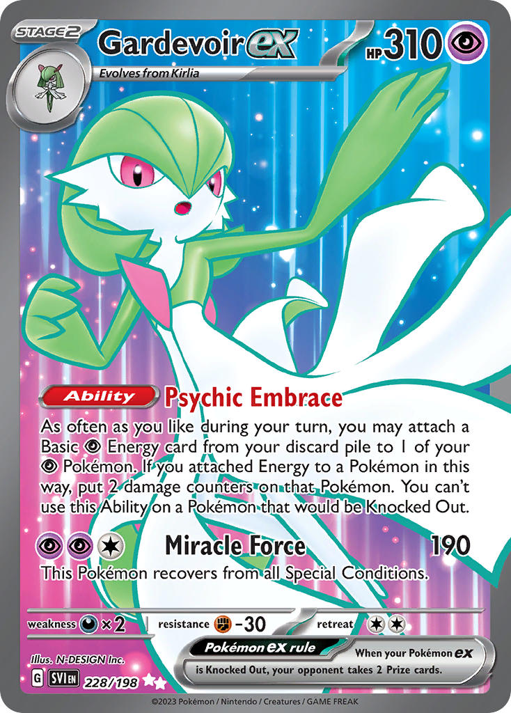 Carta Pokémon Gardevoir Ex FullArt Ita - Vinted