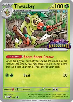 まっちゃ Vaundy trading Card Thwackey (006/060) | Pokémon | MYP Cards