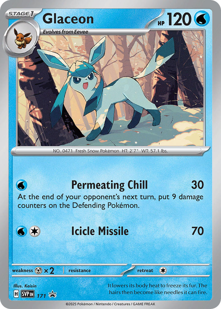 Glaceon 171 Pok mon MYP Cards Glaceon 171 Pok mon MYP Cards