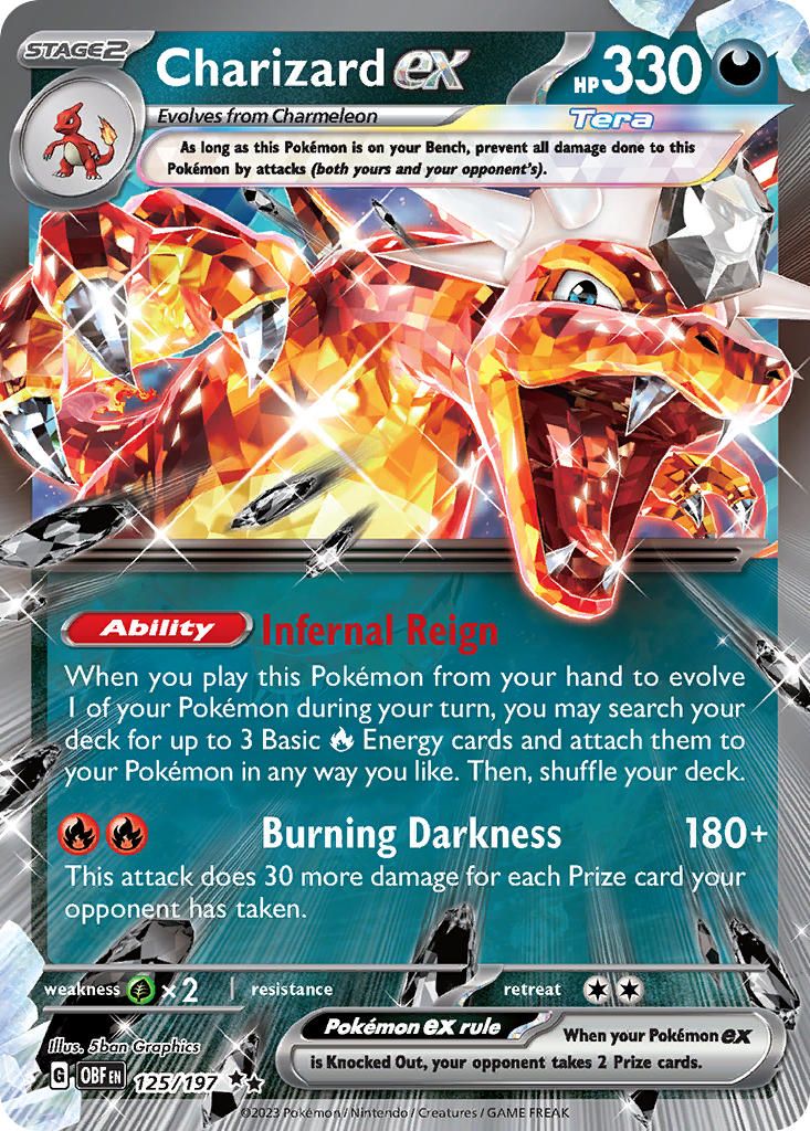 Charizard ex Pokémon MYP Cards