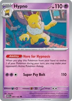 Hypno (097/165) | Pokémon | MYP Cards