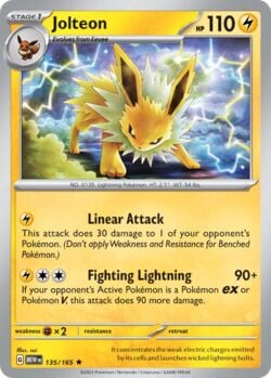 Jolteon (135/165) | Pokémon | MYP Cards
