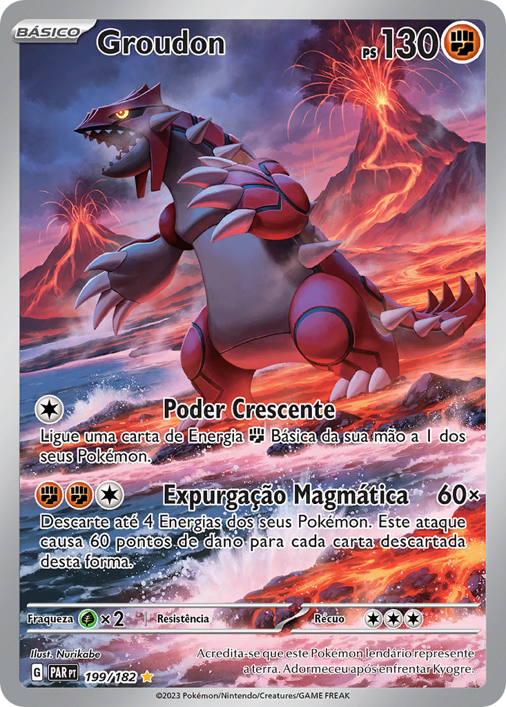 Groudon エメラルド版 80HP ポケモンカード Groudon (199/182) | Pokémon | MYP Cards