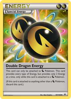 carta Pokemon energia dragão dupla (97/108) céus estrondosos