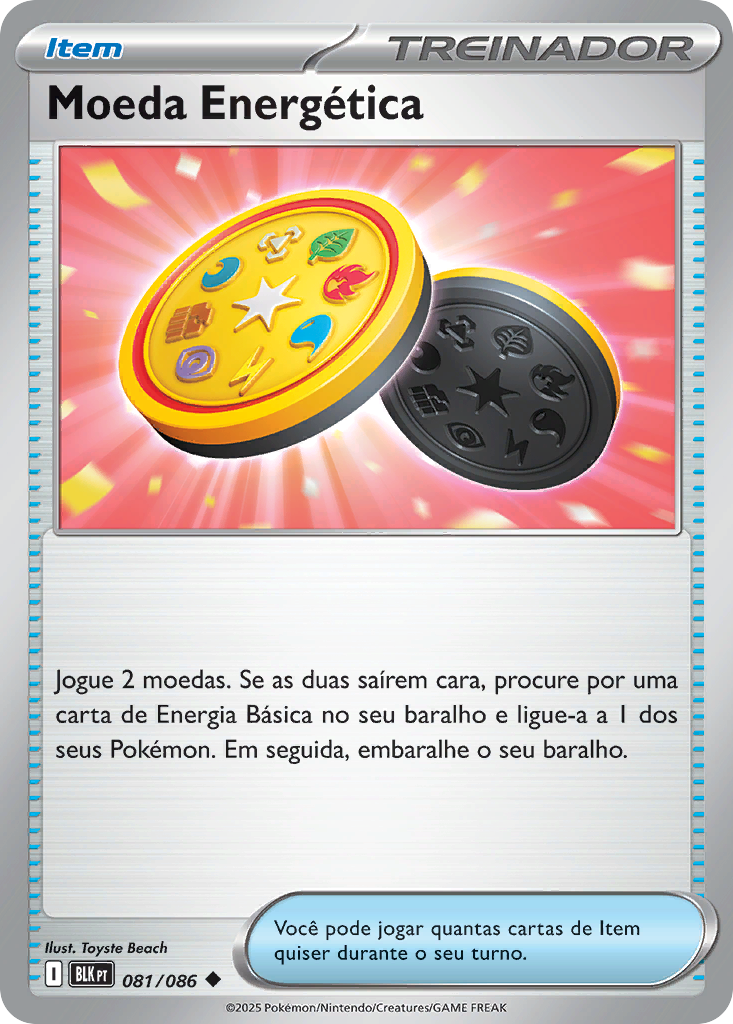 Moeda Energética (081/086) / Energy Coin | Pokémon | MYP Cards