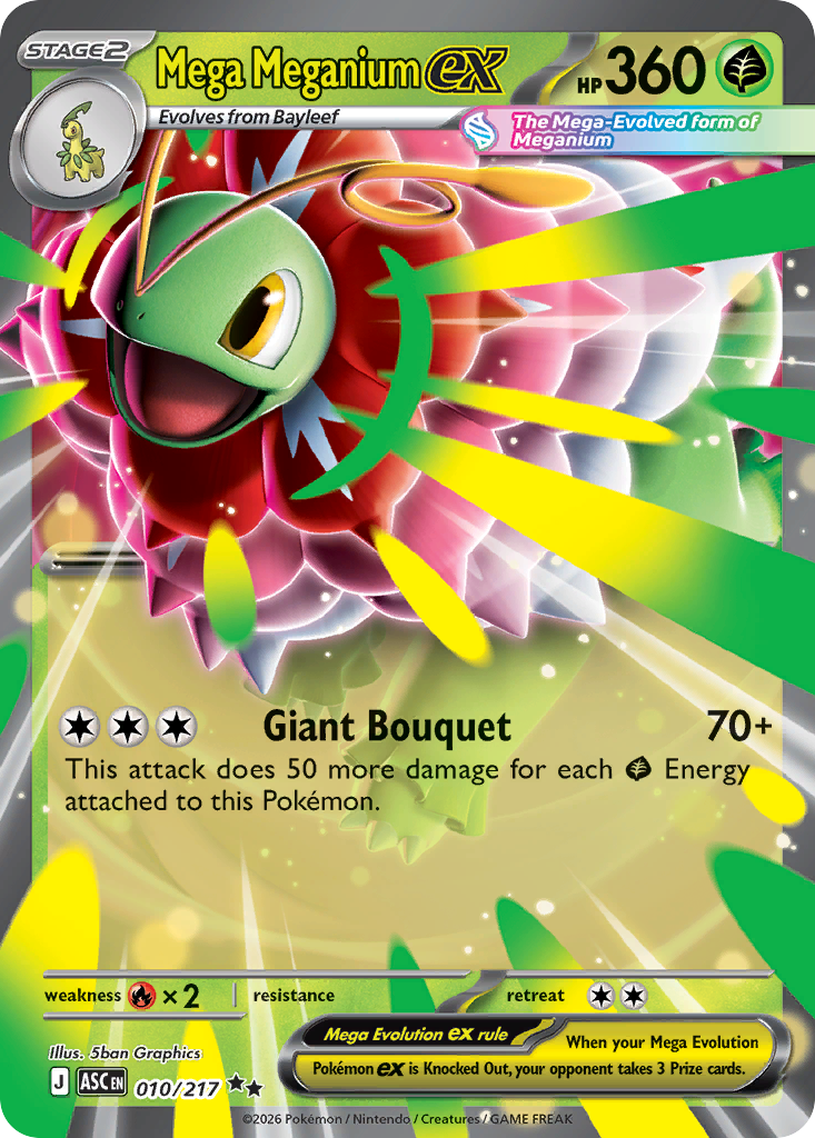 Mega Meganium ex (010/217) | Pokémon | MYP Cards