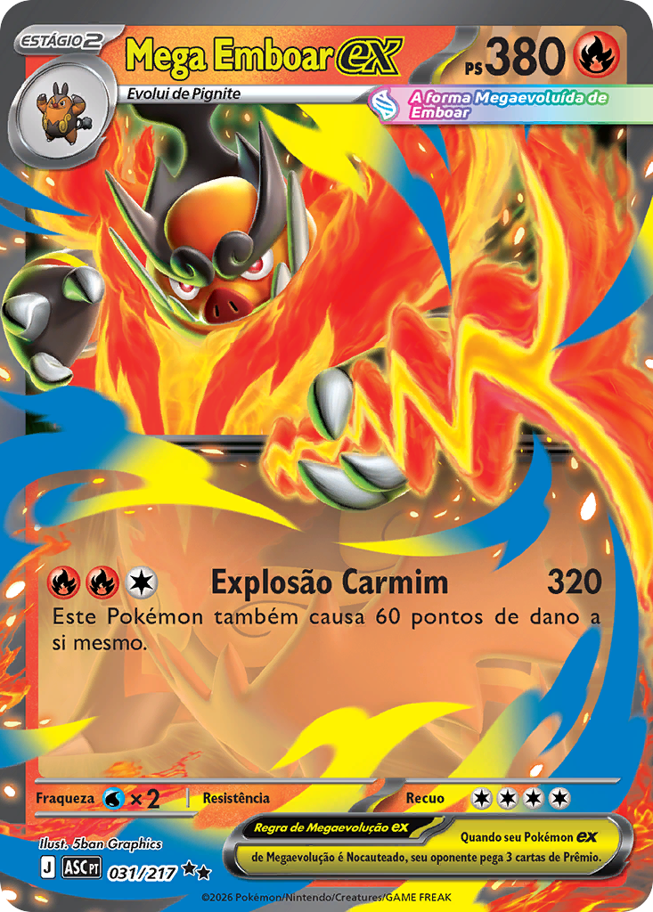 2025 ポケモン MC JP MEGA EMBOAR ex PSA10 Histórico de Preços - Mega Emboar ex | Pokémon | MYP Cards