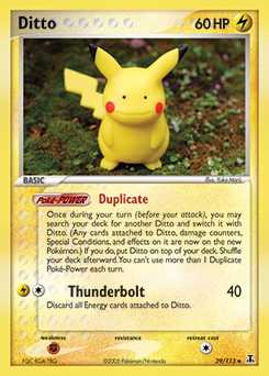 Ditto RG 4  Pokemon TCG POK Cards