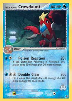 Crawdaunt da Equipe Aqua (002/95) / Team Aqua's Crawdaunt