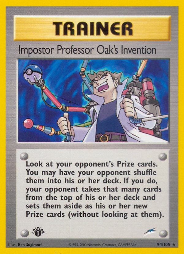 Impostor Professor Oaks Invention