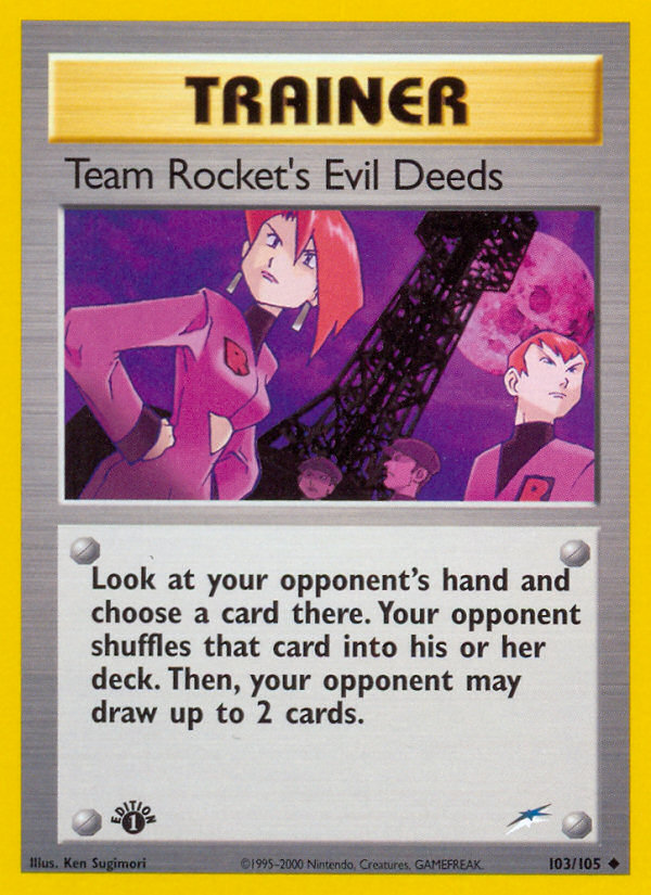 Team Rockets Evil Deeds