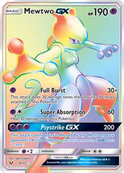 Mewtwo-GX (072/73) | Pokémon | MYP Cards