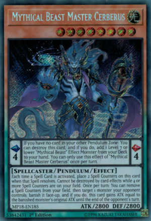 Set Mythical Beast Endymion em INGLÊS com extra deck em ALEMÃO