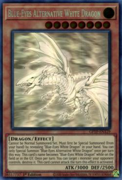 Dragão Branco Alternativo de Olhos Azuis / Blue-Eyes Alternative