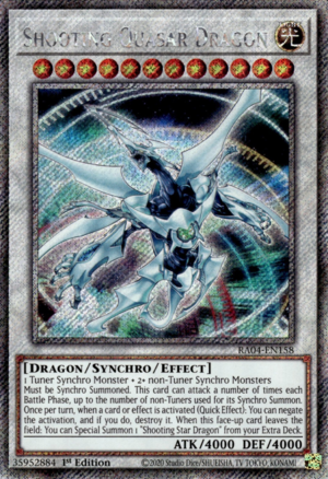 Dragão da Explosão Quasar / Shooting Quasar Dragon | Yu-Gi-Oh