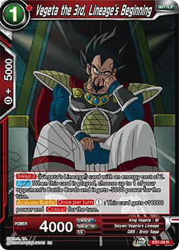 Vegeta the 3rd, Lineages Beginning