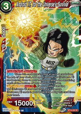 Android 17, for the Universes Survival