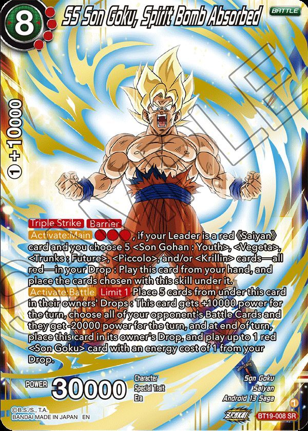 SS Son Goku, Spirit Bomb Absorbed