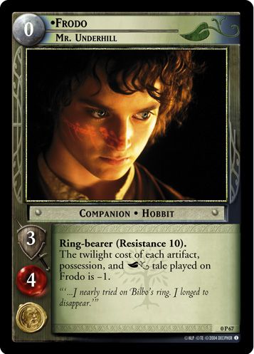 •Frodo, Mr. Underhill (P)