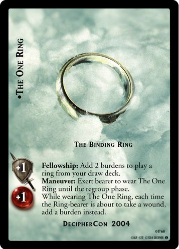 •The One Ring, The Binding Ring (P)
