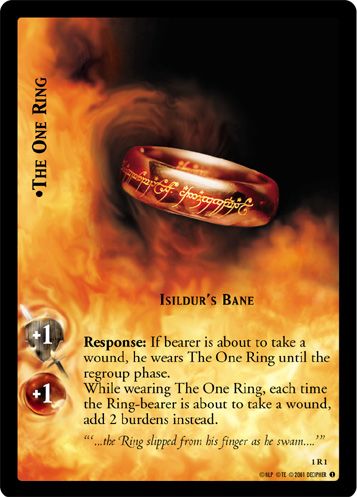 •The One Ring, Isildurs Bane