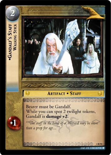 •Gandalfs Staff, Walking Stick