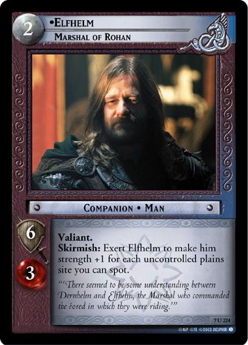 •Elfhelm, Marshal of Rohan