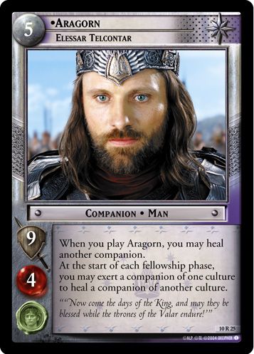•Aragorn, Elessar Telcontar
