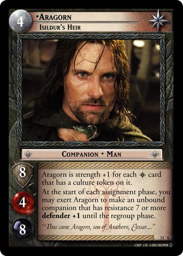 •Aragorn, Isildurs Heir (O)