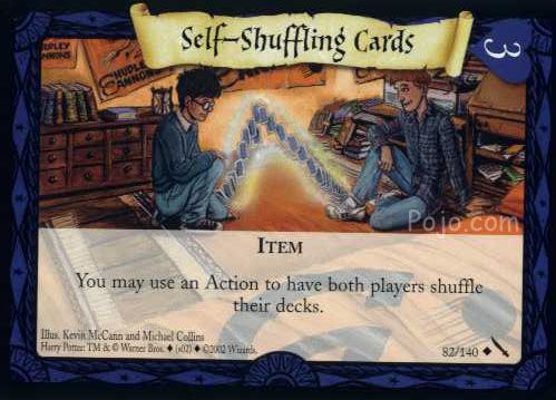 Self-Shuffling Cards