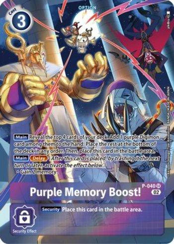 Purple Memory Boost!