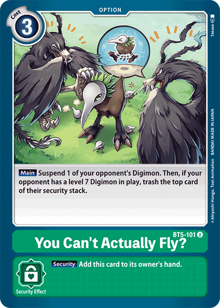 You Can't Actually Fly?