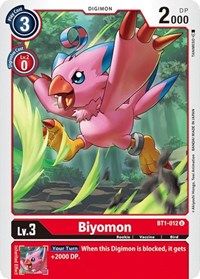 Biyomon - BT1-012