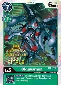 Okuwamon (2021 Championship Finals Event Pack Alt-Art Gold Stamp Set)