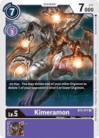 Kimeramon - BT2-077 (Battle of Omni Pre-Release)