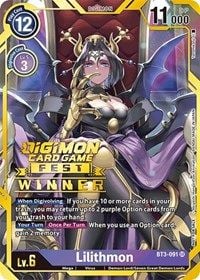 Lilithmon (Digimon Card Game Fest 2022 Winner)