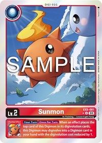 Sunmon (Animal Colosseum Box Promotion Pack)