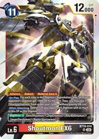 Shoutmon EX6 | Digimon | MYP Cards