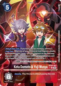 Kota Domoto & Yuji Musya (Alternate Art) | Digimon | MYP Cards